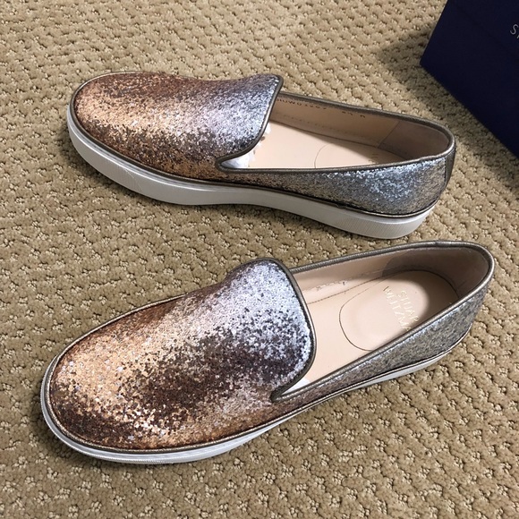 Stuart Weitzman Glitter Sneakers - Picture 7 of 8